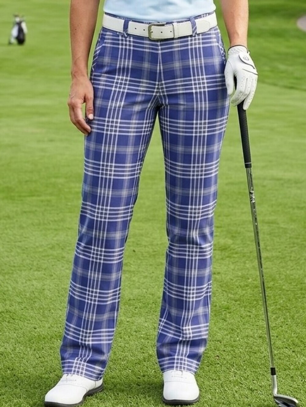 163 Nike Golf Tour Performance Dri-FIT Plaid Pants Size 10